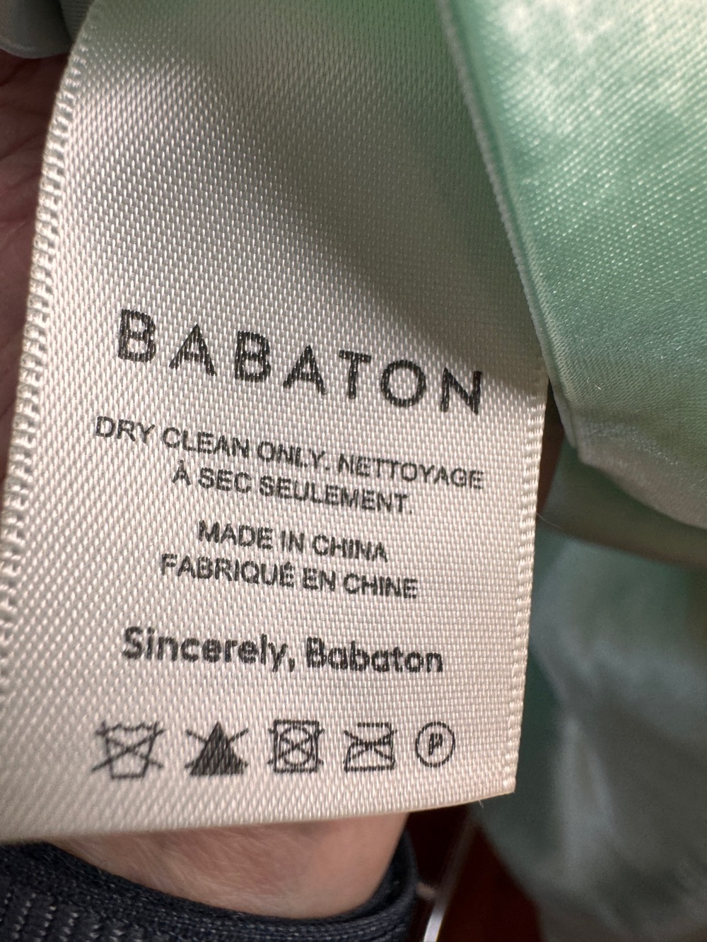Babaton by Aritzia Mint Green Satin Slip Midi Skirt | Size 6 | 100% Acetate - Picture 3 of 6